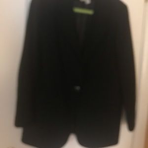 Blazer black 100 per cent new wool size 8